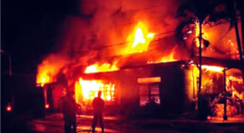 Nigerian Man Stabs Newlywed Wife To Death, Sets House On Fire In Lagos