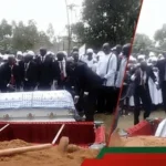 Commotions As Coffin Mistakenly Falls into Grave and Opens During Burial (Watch Video)