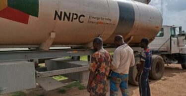 Civil Defence Corps Arrest NNPCL Truck Driver For Allegedly Diverting 10, 000 Litres Of Fuel (PHOTOS)