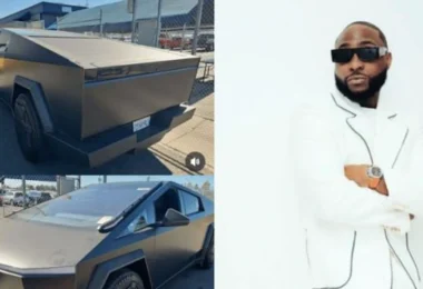 Davido Reveals Why He Added Tesla Cybertruck To His Car Collection (Watch Video)