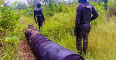 Civil Defence Corps Raids Illegal Refinery, Arrests Two, Wipes Out Bunkering site In Rivers (PHOTOS)