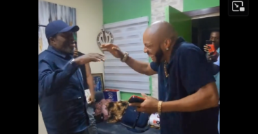 Jubilation As Igwe Tupac Visits Legend Kanayo To Presents His Wedding Invitation Card (Watch Video)