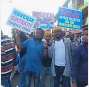 Tension In Abuja As Protesters Storm DSS HQ, Demand Investigation of Tinubu’s Top Minister