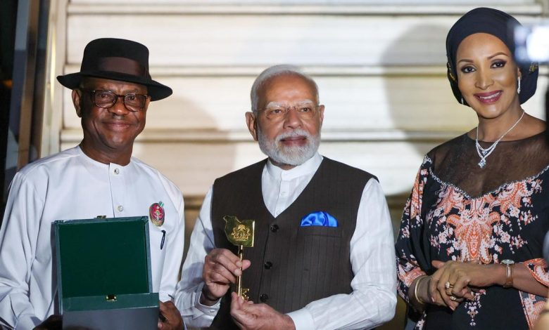 FG Gives Indian PM Second Highest National Honour