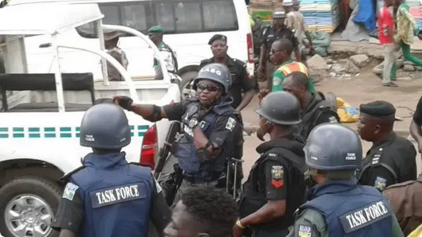 Task Force Officers Sacked After Caught Stealing Phones During Raiding In Lagos