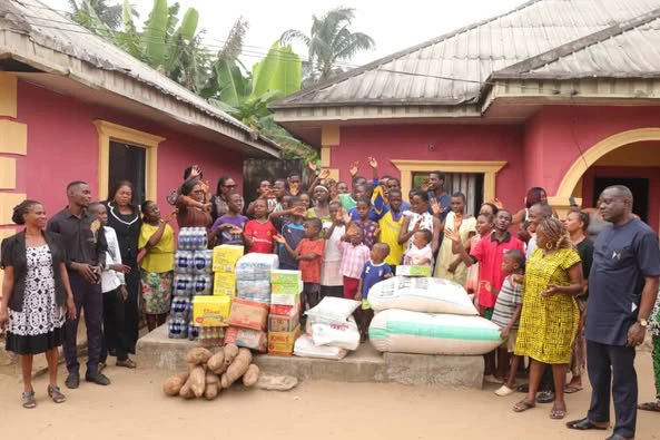 Yuletide: A’Ibom Donates Food and Toiletries to Homeless Children