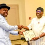 Governor Diri In Rivers State To Meets Fubara (PHOTOS)