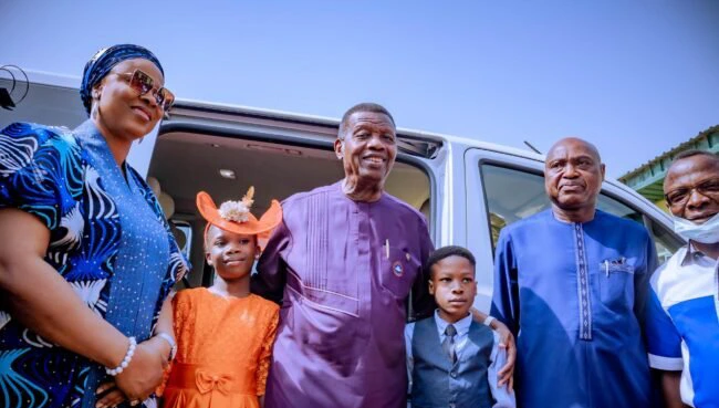 Ekiti State Governor, Biodun Oyebanji Welcome RCCG Overseer, Pastor Enoch Adeboye