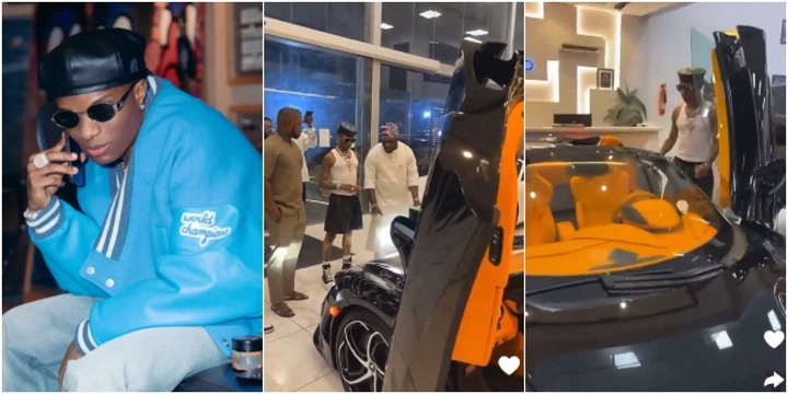 "He Just  Wan Trendtz" Fans Reacts As Afrobeats Nigerian Superstar Wizkid Ends The Year In New style, Splashes Billions On 2024 McLaren 750S