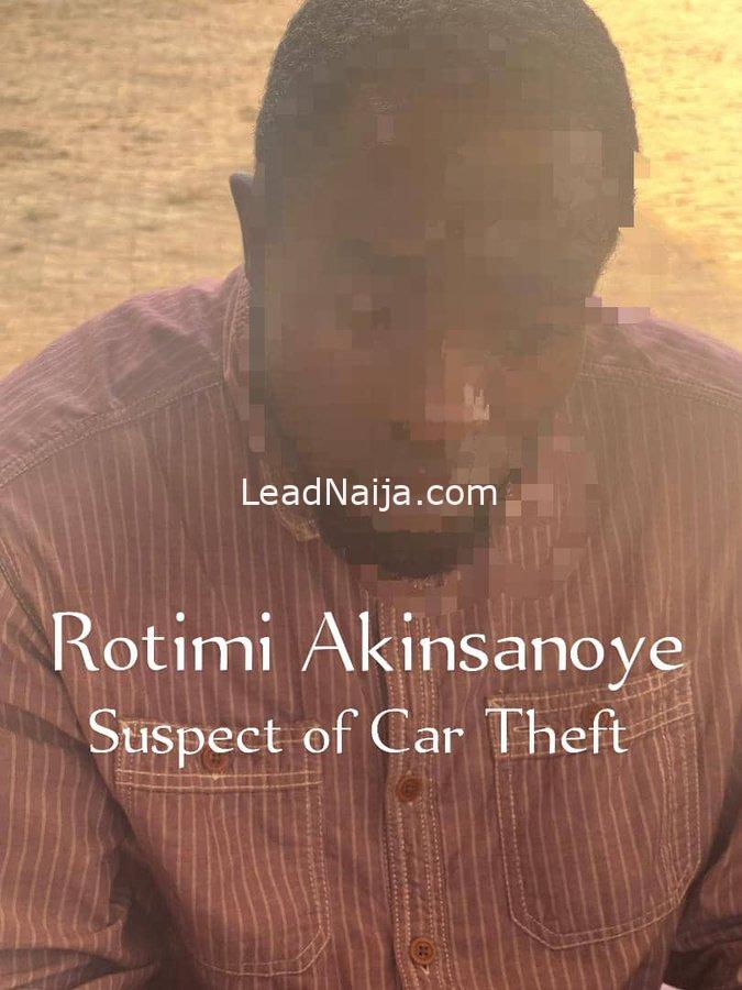 38 Years-Old Suspected Car Theft Apprehended In Ondo