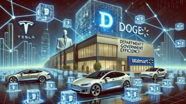 Cryptocurrency: DOGE May Soon Join Tesla, Walmart, and BlackRock In Blockchain Push