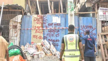 Lagos Shut Down Multiple Buildings Site In Lagos Island For Lacking Permits