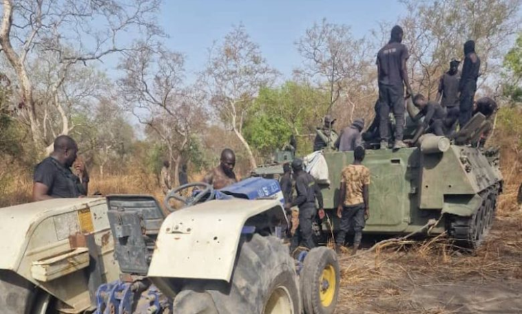 How Students Burn Down Military Checkpoint In Benue