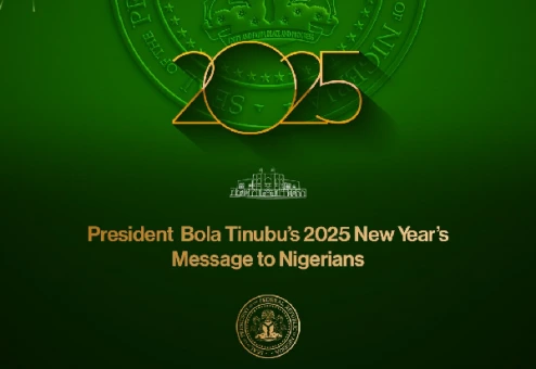 President Tinubu’s New Year message to Nigerians