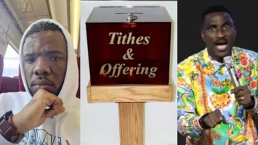 “Hungry Thief" Nigerian Reacts After Popular Pastor Urged His Church Members To Pay Their First Fruits Before Paying School Fees (Watch Video)