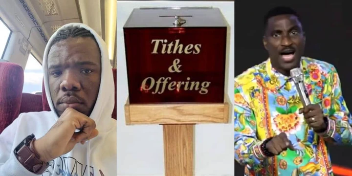 “Hungry Thief" Nigerian Reacts After Popular Pastor Urged His Church Members To Pay Their First Fruits Before Paying School Fees (Watch Video)