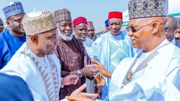 PHOTOS NEWS: Top Nigerian Politicians, Shettima In Kano For APC Chairman Children’s Wedding