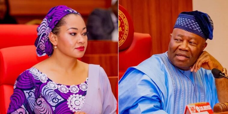 'I’m Not Afraid Of You' - Senator Natasha Hit Back At Akpabio As He Orders Her Out Of Senate Chamber