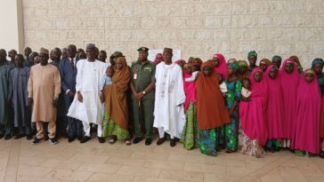 NSA Ribadu Officially Hands Over 59 Kidnapped Victims To Kaduna Govt