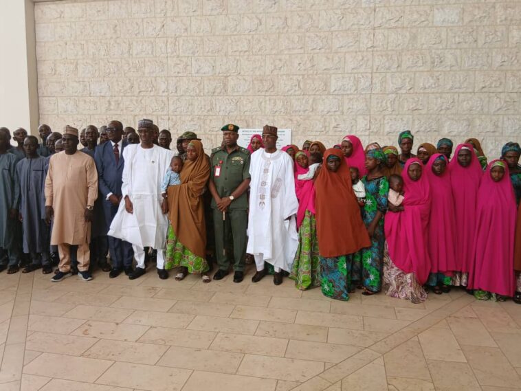 NSA Ribadu Officially Hands Over 59 Kidnapped Victims To Kaduna Govt