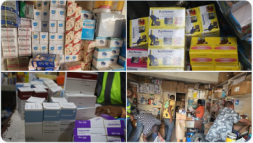 NAFDAC Sealed Over 3,000 Shops Within Idumota Open Drug Market In Lagos.