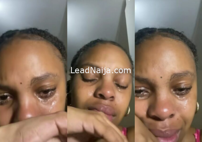 Nigerian Lady Wept Bitterly After Going Through Her Boyfriend’s Phone (Watch Video)