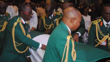 BREAKING: Maj-Gen Jemitola, Laid To Rest In Abuja