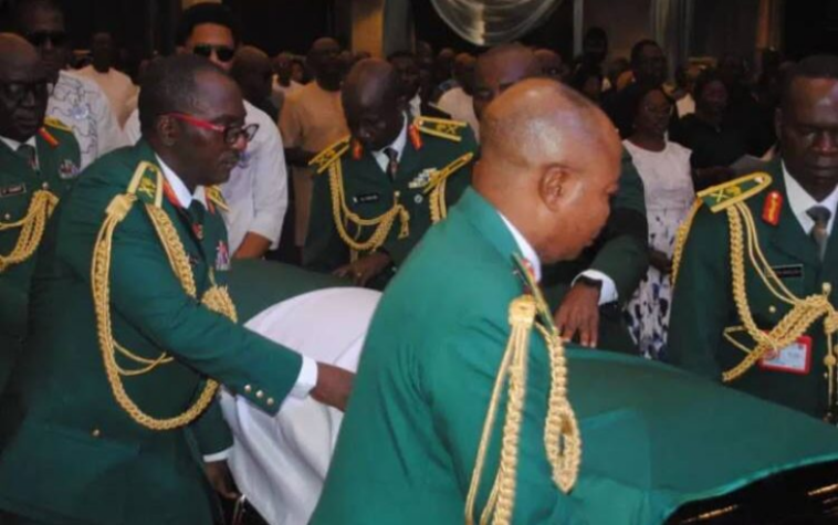 BREAKING: Maj-Gen Jemitola, Laid To Rest In Abuja