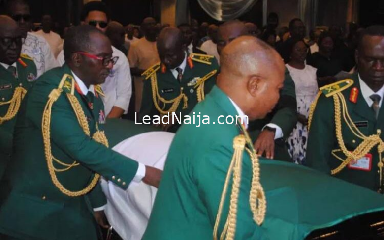 BREAKING: Maj-Gen Jemitola, Laid To Rest In Abuja