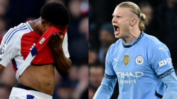 Premier League: Erling Haaland Subtly Fires Shots At Myles Lewis-Skelly! Man City striker likes Instagram Post Of West Ham fans Mocking Arsenal Star For Red Card In Shock Loss