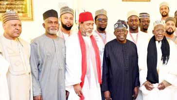 PHOTOS: Tinubu Meets Leaders Of The Tijanniya Sect in Abuja