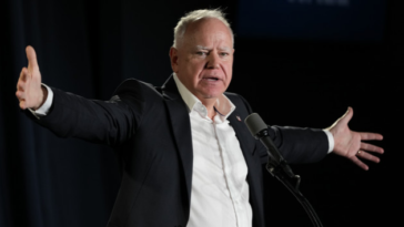 Democratic: Tim Walz has some sharp critiques of the Dem 2024 campaign