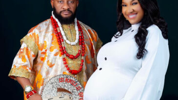 Nollywood Actor Yul Edochie And Wiffy Welcome New Baby