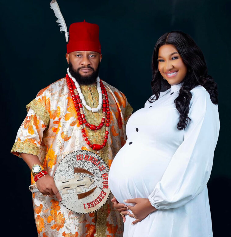 Nollywood Actor Yul Edochie And Wiffy Welcome New Baby
