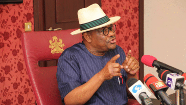 Tension as Wike Storms PDP Governors’ Meeting Amid Saraki, Makinde’s Rescue Moves
