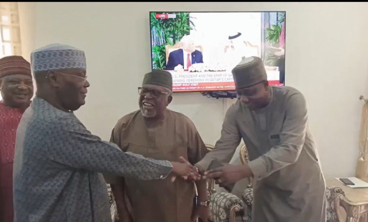 2027 Coalition: Yahaya Bello’s Deputy, Others Visit Atiku