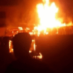Resident Panic As Fire Outbreak Razes Abuja Plaza (WATCH VIDEO)