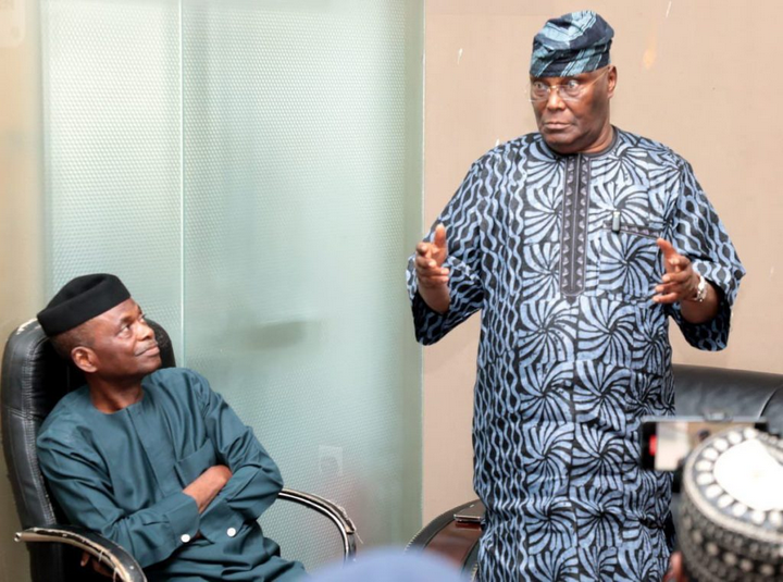 PHOTOS: Atiku, Osinbajo, Aregbesola Meet in Ondo State