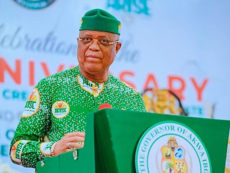 APC Officially Welcomed Akwa Ibom State Governor, Umo Eno After Defection