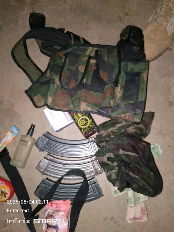 Troops Arrest Female Suspect With Military Gear, Magazines In (PHOTOS)