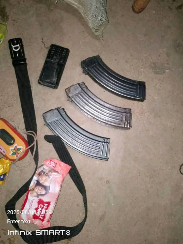 Troops Arrest Female Suspect With Military Gear, Magazines In (PHOTOS)