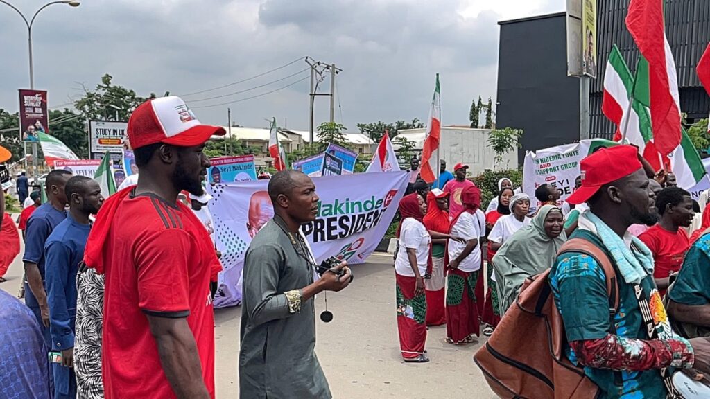 PDP Supporters Rally for Makinde Ahead of 2027 at NEC Meeting (PHOTOS)