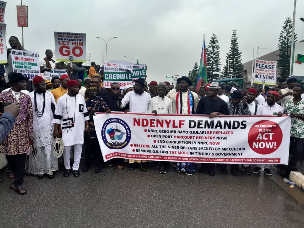 $21m Fraud Scandal: Niger Delta Youths Storm NNPCL Towers, Demand Ojulari’s Immediate Removal