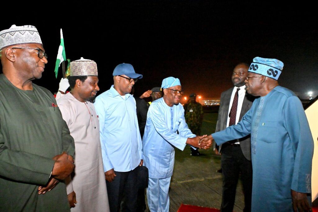 BREAKING: Tinubu Returns to Abuja After Japan, Brazil Trips