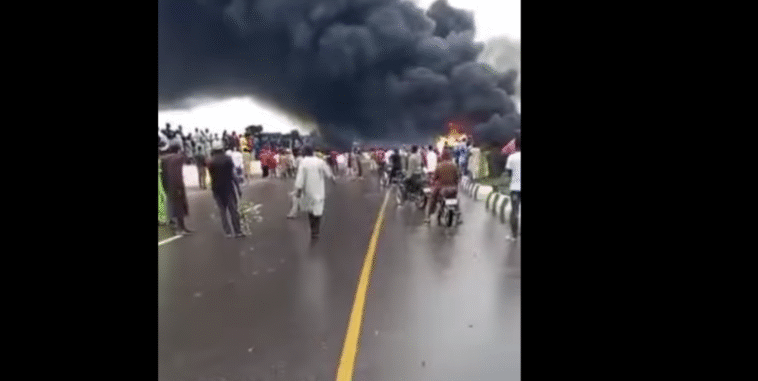 Sad End: Many Confirmed Dead As Tanker Explosion Rocks Kaduna (PHOTOS)