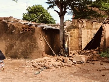 Residents Laments As Heavy Rainfall Destroys Several Homes In Yobe (PHOTOS)