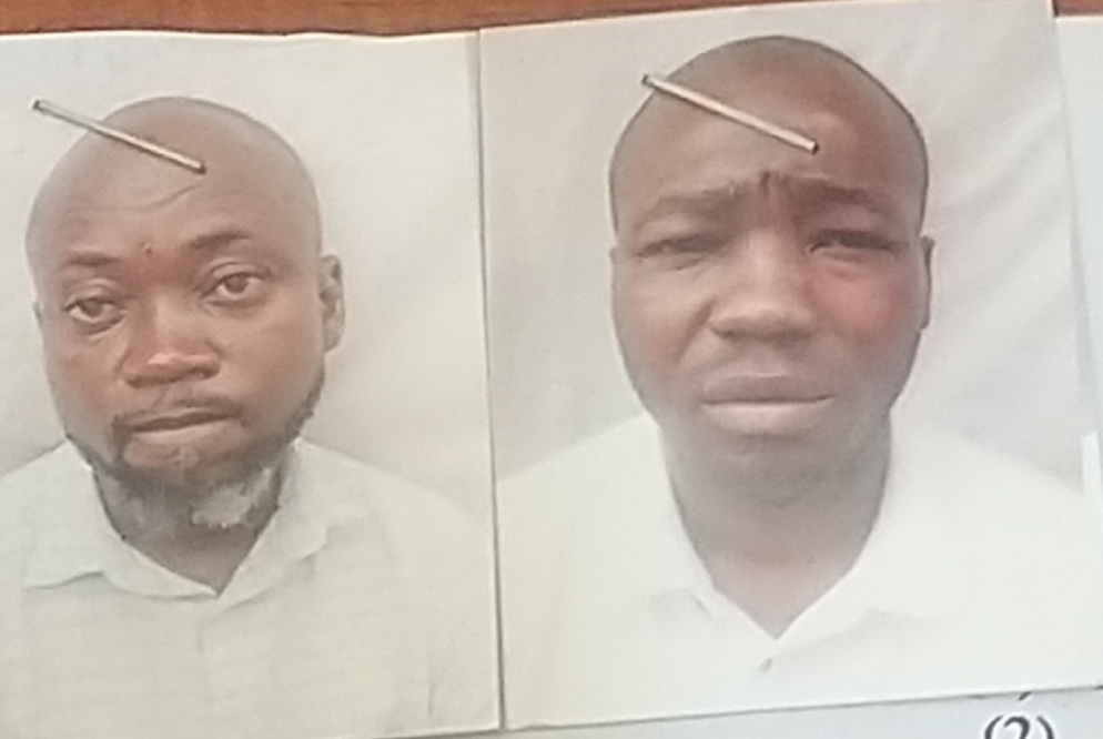 Men Landed In Trouble Over Illegal Possession Of Burnt Vehicle Stolen From Lagos Ministry (PHOTOS)