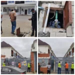 BREAKING: Lagos Govt Seals Off Lekki Estate Over Discharge Of Sewage Into Public Drains