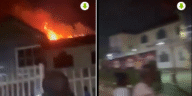 Residents Lament As Yinka Ayefele Studio On Fire (Music House, Fresh FM studios)