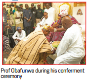 BREAKING: NIMR DG Conferred With Balogun Of Ilara Kingdom
